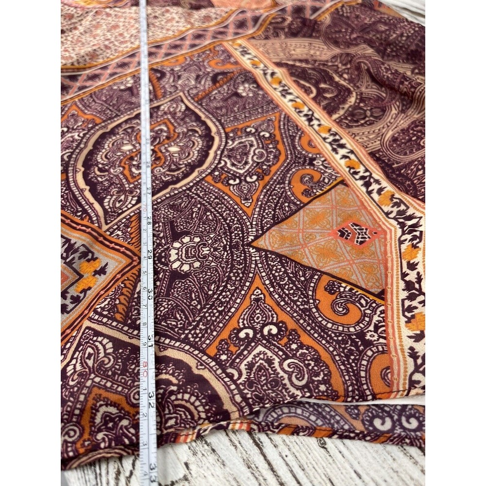 Divine Heritage Revolve Paisley Tie Neck Dress in Orchid Size S NWT - Picture 11 of 13